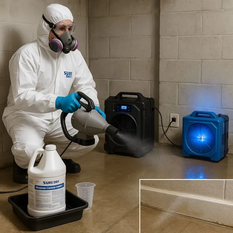 Sanitization and Odor Removal process in Merritt Island, FL